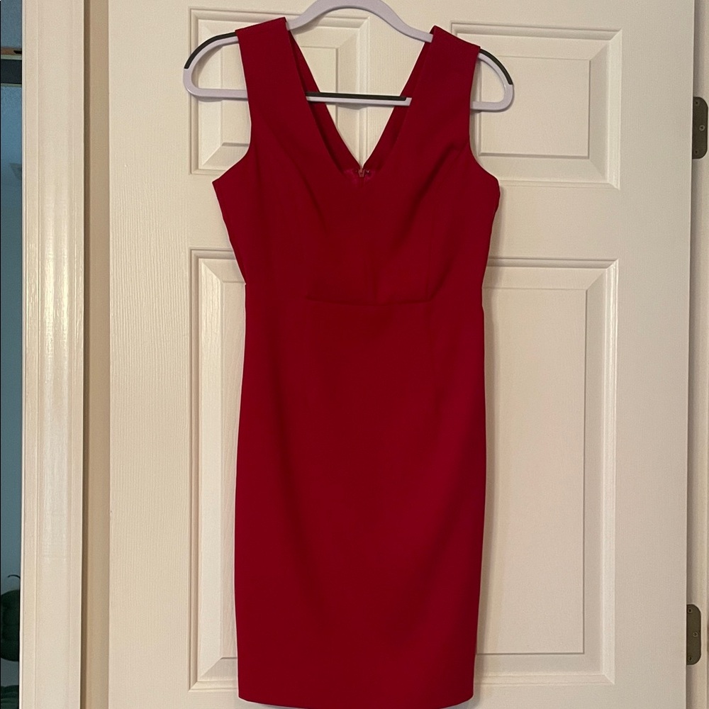 Red Sleeveless Dress